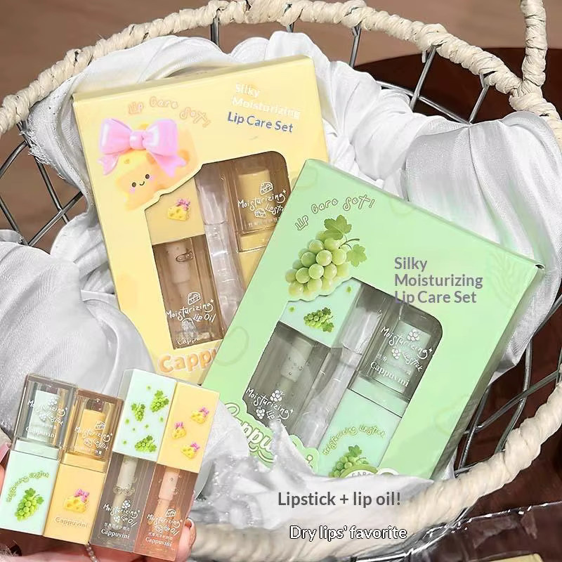 Cappuvini Lippenpflege-Set, Glänzend, Unisex - Bild 3