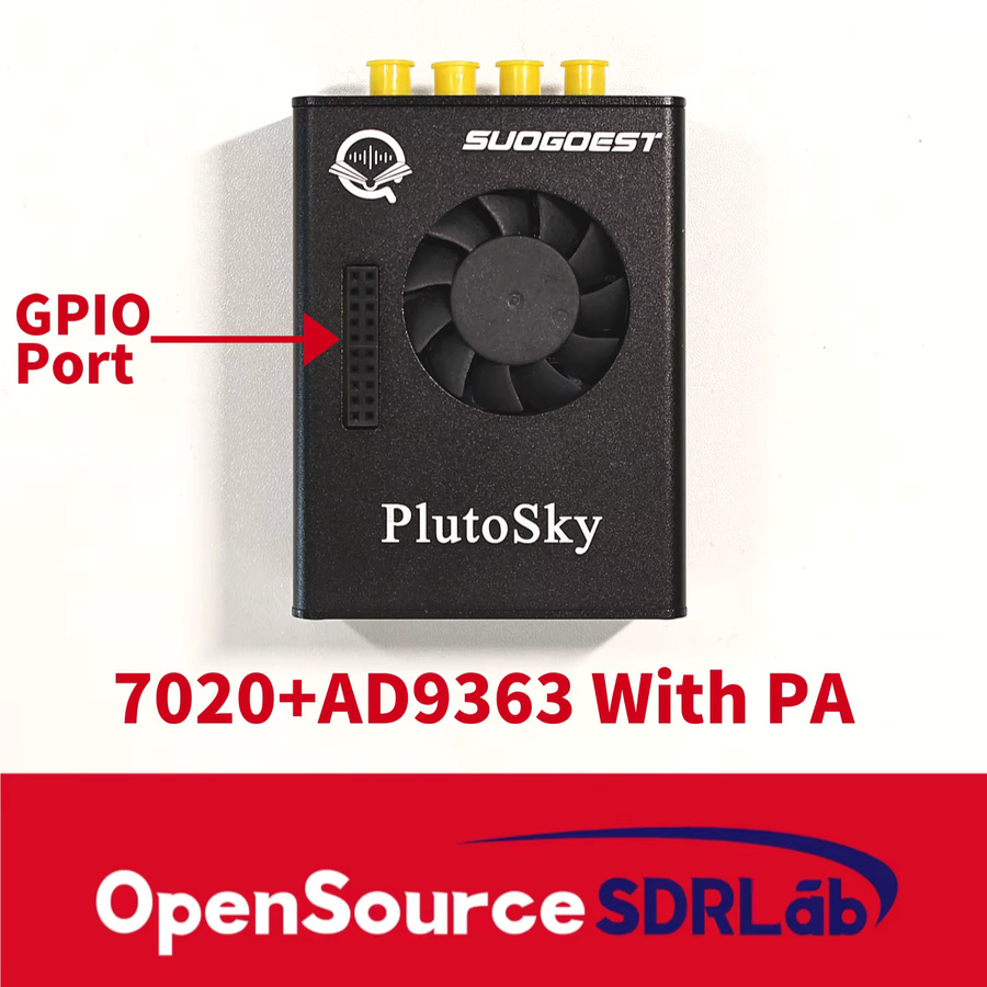 SUOGOEST 7020-SDR AD9361 AD9363 Entwicklungsboard mit GPIO-Anschluss für Pluto und MATLAB Software Defined Radio in Schwarz - Bild 2