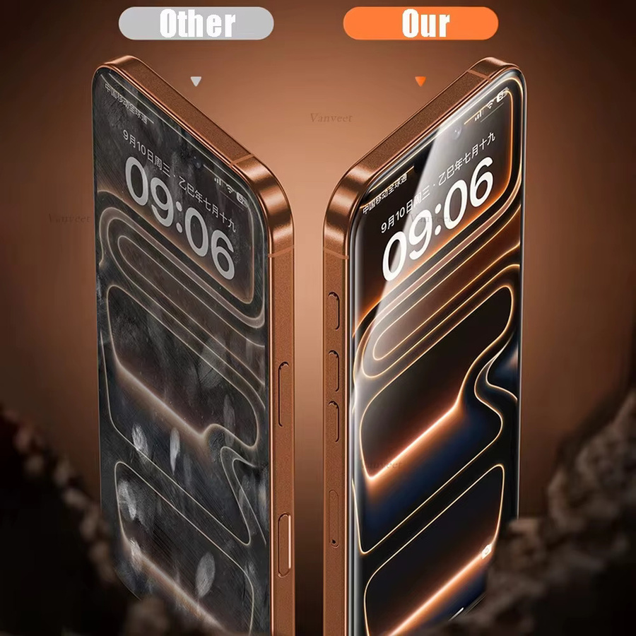 4er-Pack Premium Displayschutz aus gehärtetem Glas für Samsung Galaxy S25 FE S24 S21 S20 FE A56 A55 A54 A53 A17 A07 A52 A16 A15 A06 in Transparent - Bild 4