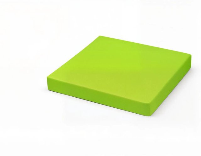 Setgarden 2er Set Sitzkissen für Stühle Indoor & Outdoor, Farbe: Lemon/Lime Grün, B/T/H: 40 x 40 x 4 cm - Bild 1