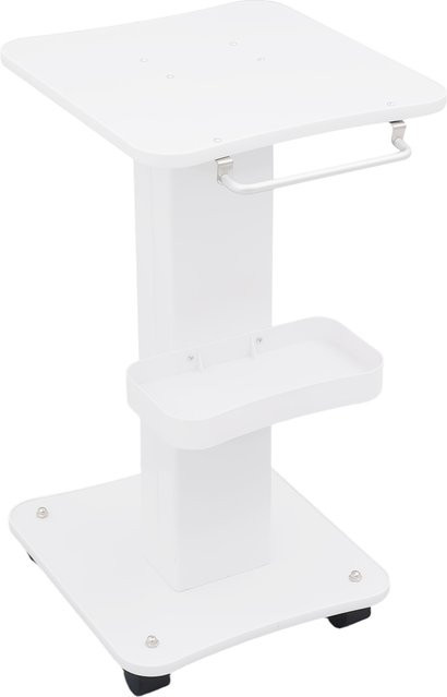 Bymaocar Schwerlast-Schönheitssalon-Trolley in Weiß mit geräuschlosen Universalrädern und Ablage für Spa und Friseur - Bild 1