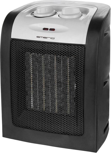 Emerio Keramik Heizlüfter FH-106145 schwarz mit 1800 W, B/H/T: 12,2 x 21,8 x 16,9 cm - Bild 1