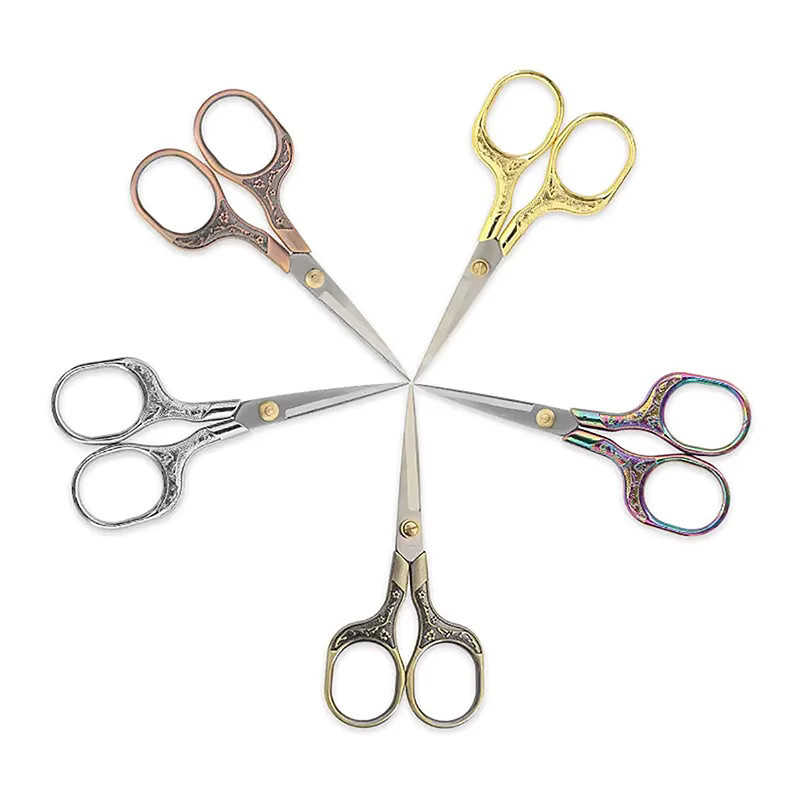 CHENJ Edelstahlschere im Vintage-Design zum Nähen und Sticken - Bild 2