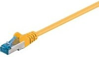 Goobay Patchkabel RJ-45 Cat.6a S/FTP Ethernet LAN Gelb, Länge: 10,0 m - Bild 1