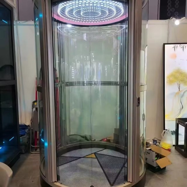 EXW Kleiner Wohnheber Silber mit automatischem Türsicherheitssystem für bis zu 400 kg und 3 bis 5 Stockwerke - Bild 1