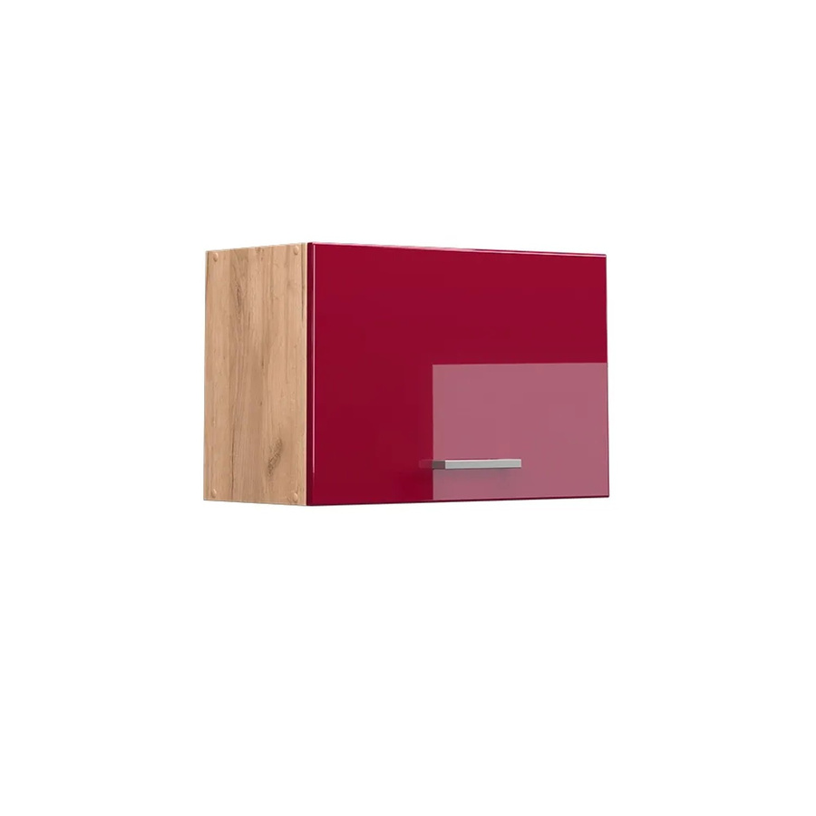Vicco Hängeschrank R-Line Küchenschrank in Bordeaux und Goldkraft mit Eiche-Optik, Breite: 60 cm, Höhe: 40 cm, Tiefe: 31 cm - Bild 3