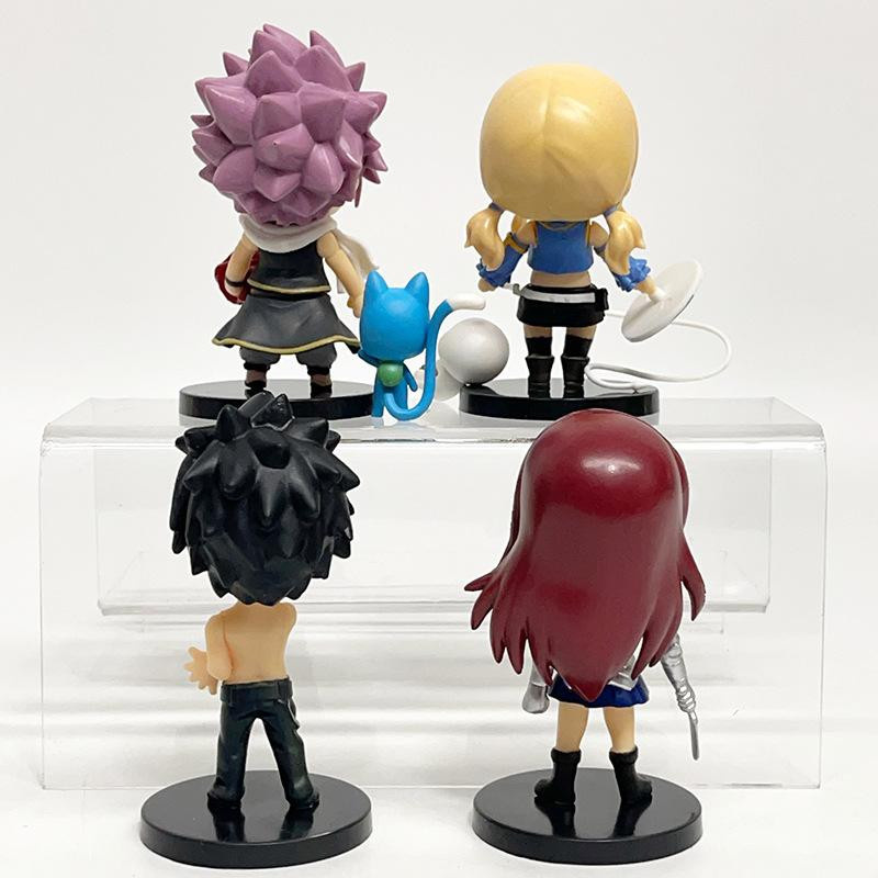 Fashnics FAIRY TAIL Actionfigur 4er Set Anime PVC weiß - Bild 3