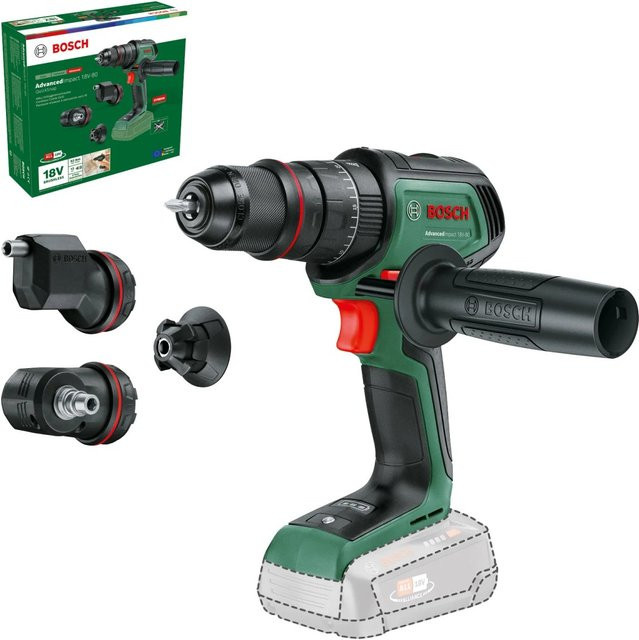Bosch AdvancedImpact 18V-80 Akku-Schlagbohrmaschine Solo in Grün - Bild 1