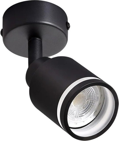 NETTLIFE Deckenstrahler aus Metall in Schwarz, verstellbarer LED-Zylinder mit GU10-Fassung