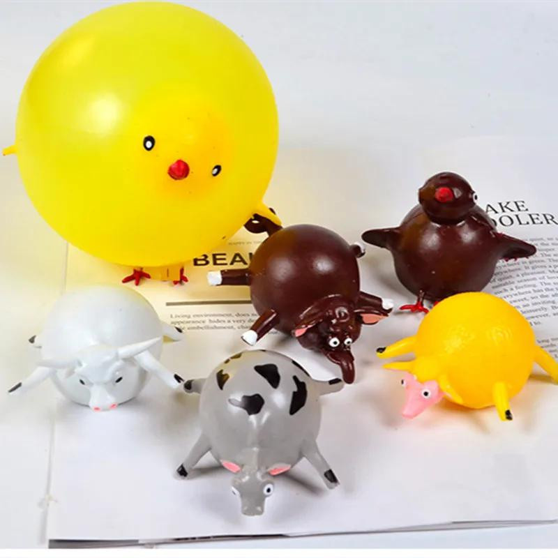 Yiran bag Dinosaurier Tiere Aufblasbare Bälle, 3-teiliges Set, Bunt - Bild 2