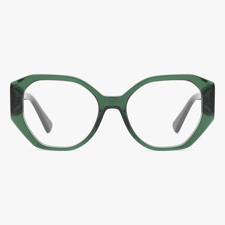 ZOZO TOMI Korrekturbrille, Acetat, Vollrand, hexagonal, Damen - Bild 2