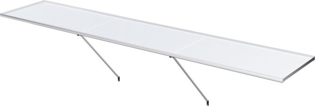 KGT Tischgestell für Gewächshaus Aptasia III in Silber und Grau, B: 323 cm, H: 63 cm, T: 5 cm - Bild 2