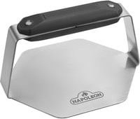 Napoleon Hamburgerpresse aus Edelstahl mit ergonomischem Griff in Silber und Schwarz - Bild 1