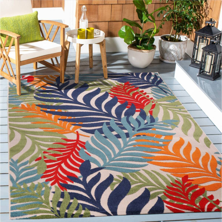 Sanat Outdoorteppich FLORAL bunt B/L: 80 x 200 cm - Bild 3