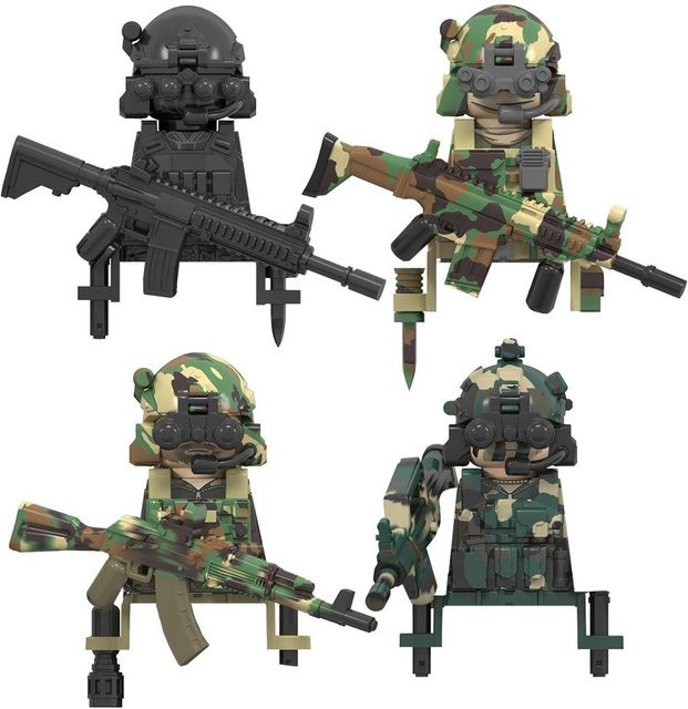 Militärische Spezialpolizei MOC Spezialeinheiten Bausteine, Polizei-Kommando-Soldaten, ab 14 Jahren - Bild 1