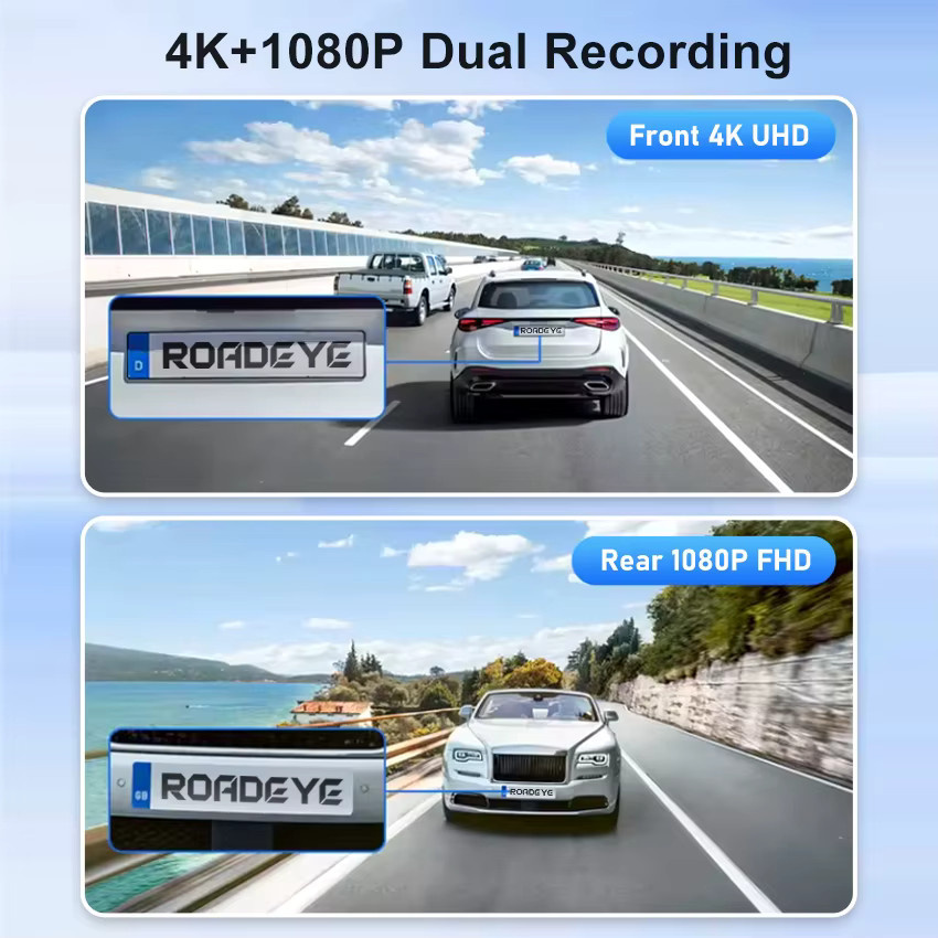 CARBAOHUI Plug-and-Play Dashcam in 4K UHD für Volkswagen VW Passat B8 Allspace Atlas Golf 7/8 Arteon Sharan Magotan und Skoda Seat, Schwarz - Bild 5