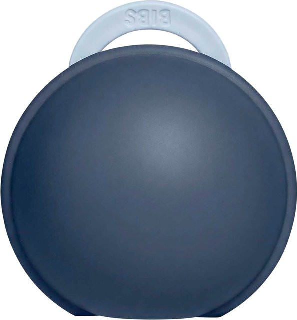 BIBS Schnuller Set mit Schnullerbox Mini 0-6 Monate in Blau aus Naturkautschuk und Polypropylen - Bild 1