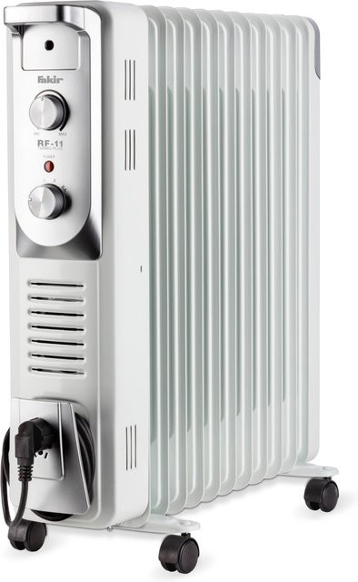 Fakir Prestige RF-11 Turbo Plus Ölradiator in Perlgrau mit Überhitzungsschutz und Kippschutz - Bild 1