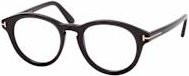 Tom Ford FT 5940-B Korrektionsbrille, Vollrand, Rund, Schwarz, Herren, Kunststoff - Bild 1