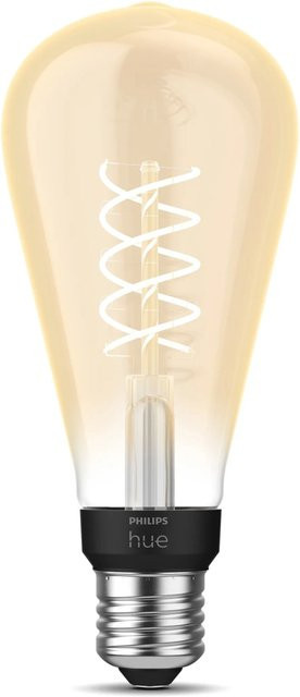Philips Hue White E27 Filament Giant Edison LED Leuchtmittel, Warmweiß, 7 W, dimmbar, Bluetooth und ZigBee - Bild 1