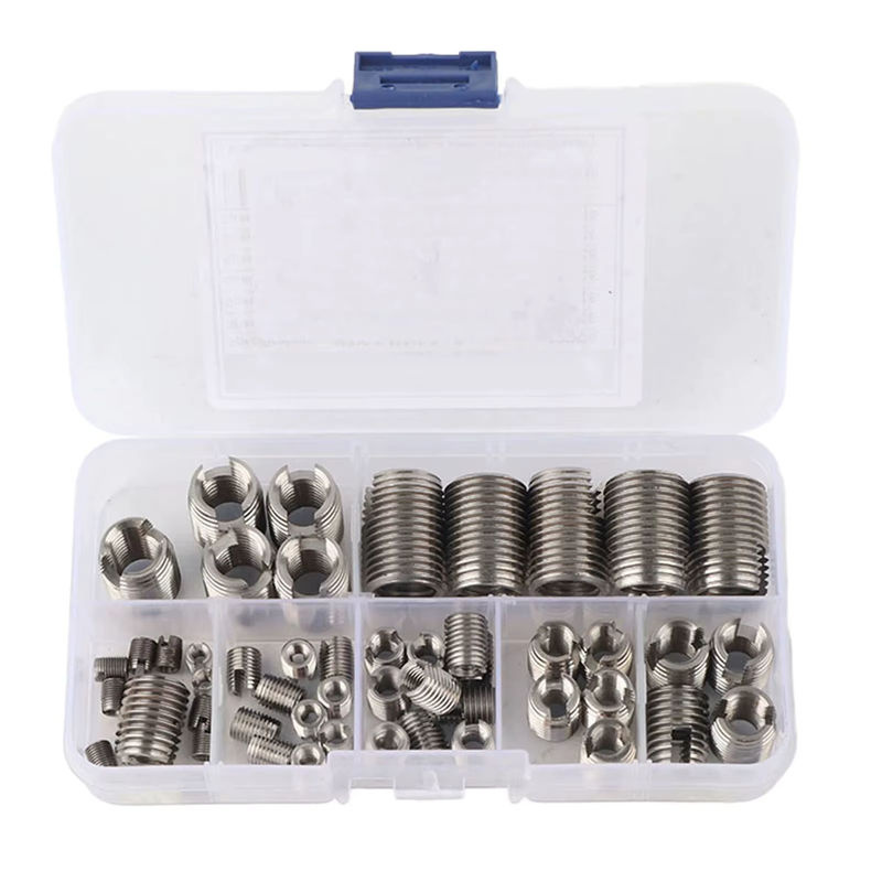 50 Stück selbstschneidende Gewindeeinsätze aus Edelstahl in Silber zur Gewindeverstärkung und Reparatur - Bild 6