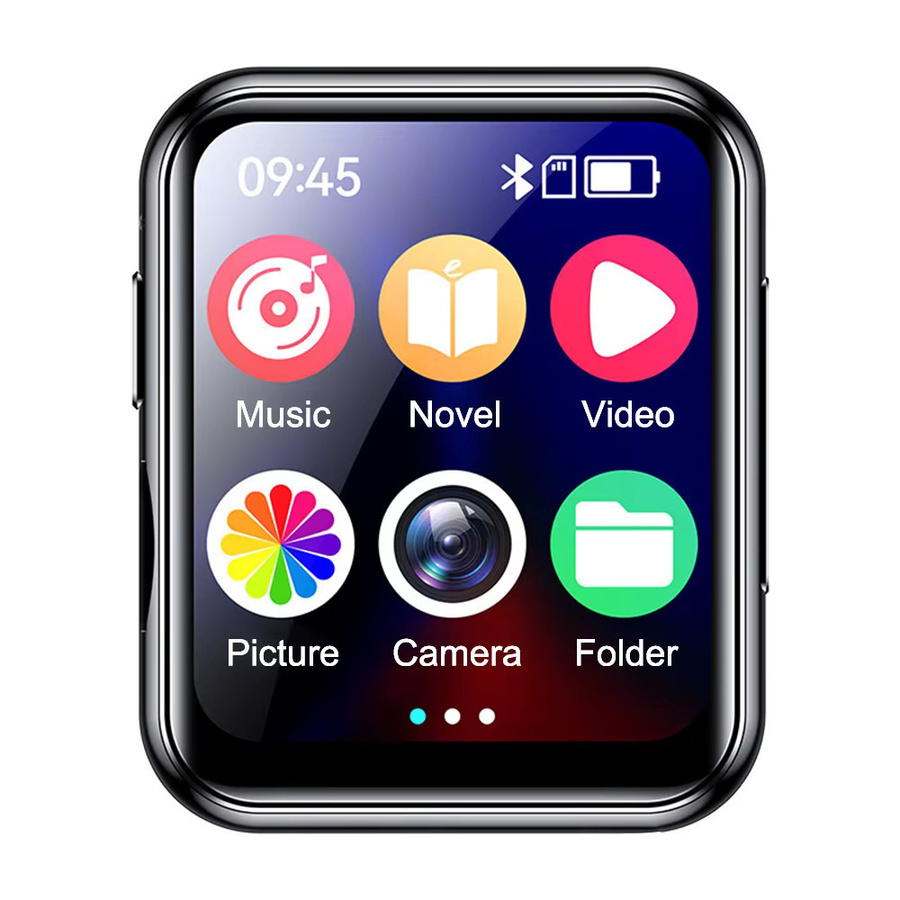 occkic Bluetooth 5.4 MP3-Player und MP4-Player mit 2 Zoll IPS Full Touch HD-Farbbildschirm in Schwarz - Bild 7