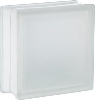 Fuchs Design Glasbaustein transparent B: 19,0 cm, H: 19,0 cm - Bild 1