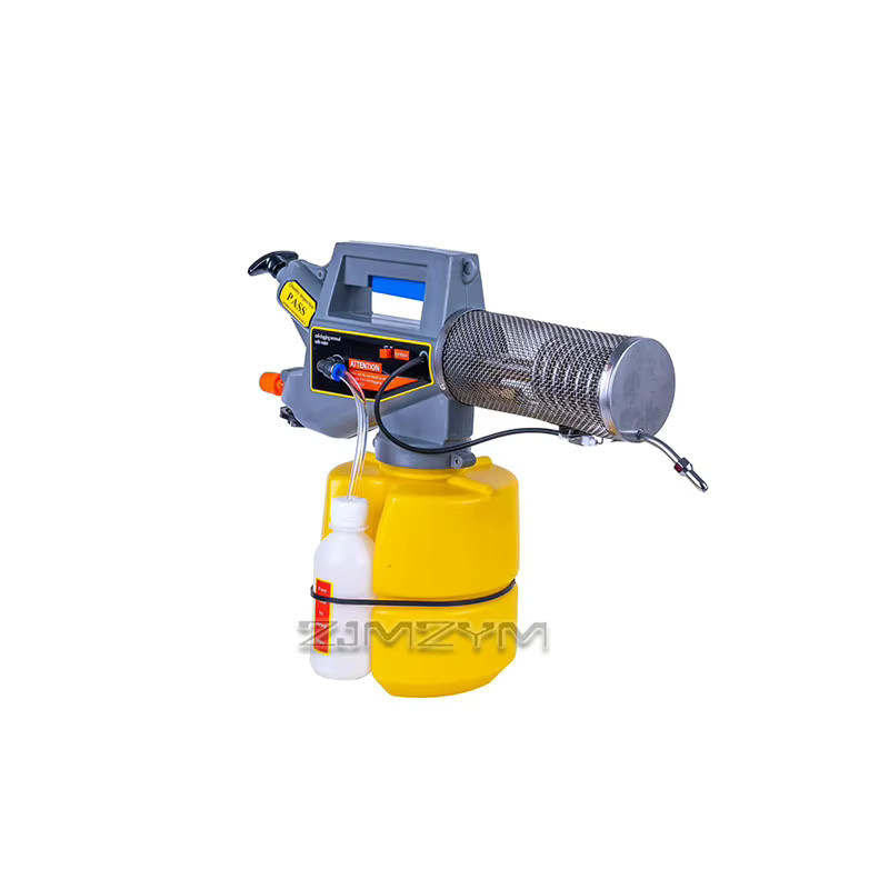ZJMZYM Mini-Nebelgenerator mit Butanbetrieb in Gelb-Grau zur thermischen Desinfektion und Vernebelung für Haus, Garten und Schädlingsbekämpfung - Bild 2