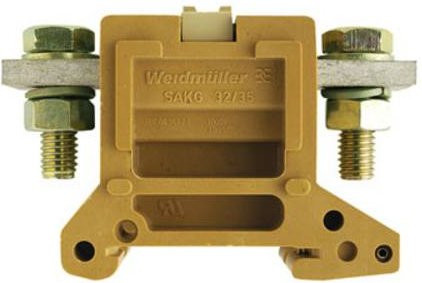 Weidmüller Reihenklemme SAKG 32/35 II in Gelb und Gold aus Kunststoff - Bild 1