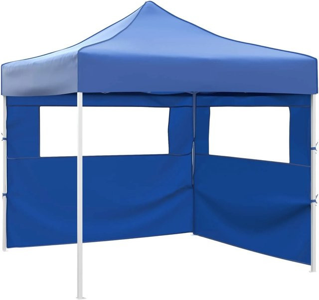 vidaXL Party-Zelt Blau aus Oxford-Stoff und PVC, B/T/H: 291 x 291 x 315 cm - Bild 1