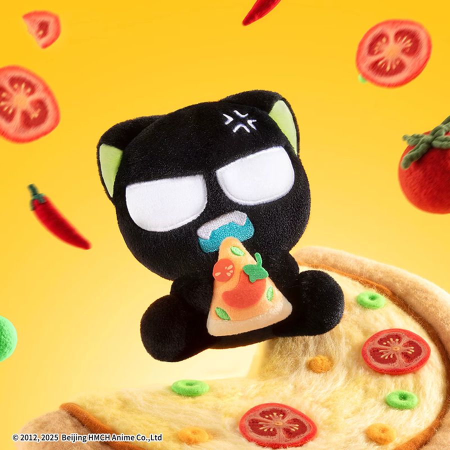 52TOYS Luo Xiaohei Hug Serie Blind Box Plüsch Anhänger in Schwarz als Anime Cartoon Figur für Rucksack oder Desktop Ornament - Bild 2