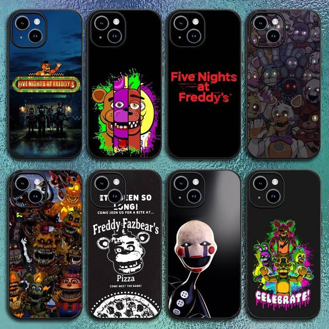 Five Nights at Freddy's Handyhülle für iPhone 12 bis 17 Pro Max Plus in Schwarz als Softshell-Schutzhülle - Bild 1