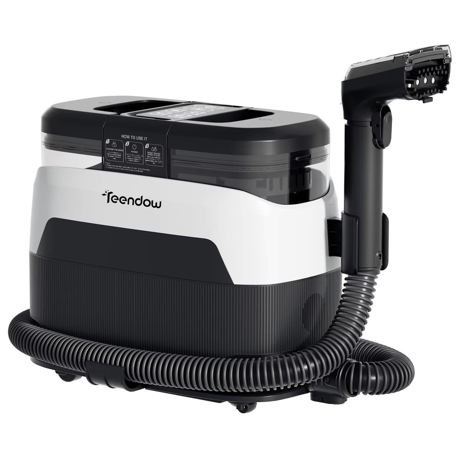 Teendow 3-in-1 Polster- und Teppichreiniger mit Dampffunktion und 12000Pa Saugkraft, Weiß - Bild 5