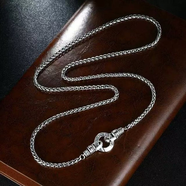 SAY Halskette mit Anhänger, 925 Silber, Vintage, Unisex - Bild 1