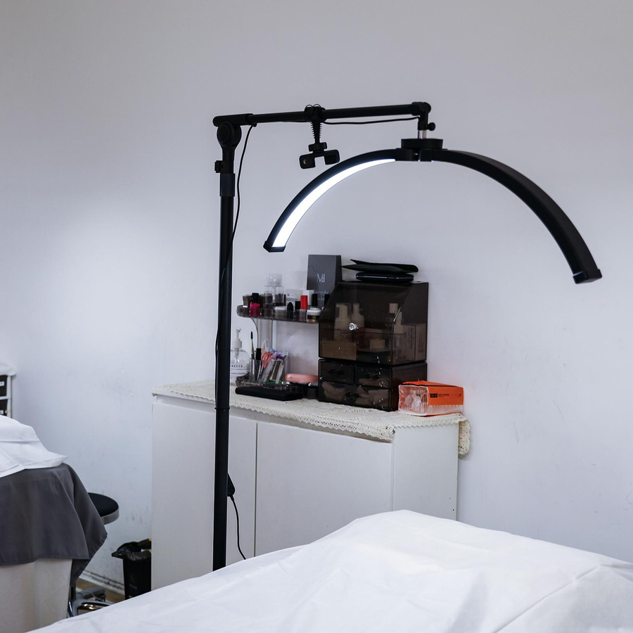 TOMTOP LED U-Form Bodenlampe Schwarz mit 308 LEDs und 3 Farbtemperaturen für Nagel- und Wimpernstudios - Bild 2