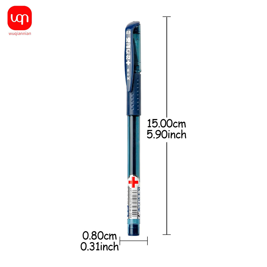 WQN Klassische Arzt-Rezeptstifte mit blauer Tinte und 0,5 mm Spitze für Business und Bürobedarf - Bild 2