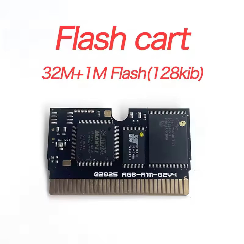Keeppley Retro GBA Flash-Cart mit Doppel-IC-Speicher und Echtzeituhr in Grün - Bild 2