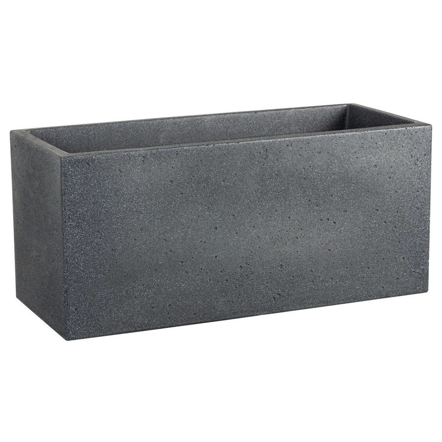 Scheurich Pflanzgefäß C-Cube Blumenkübel Stony Black B/T/H: 26,5 x 25,0 x 58,5 cm - Bild 2