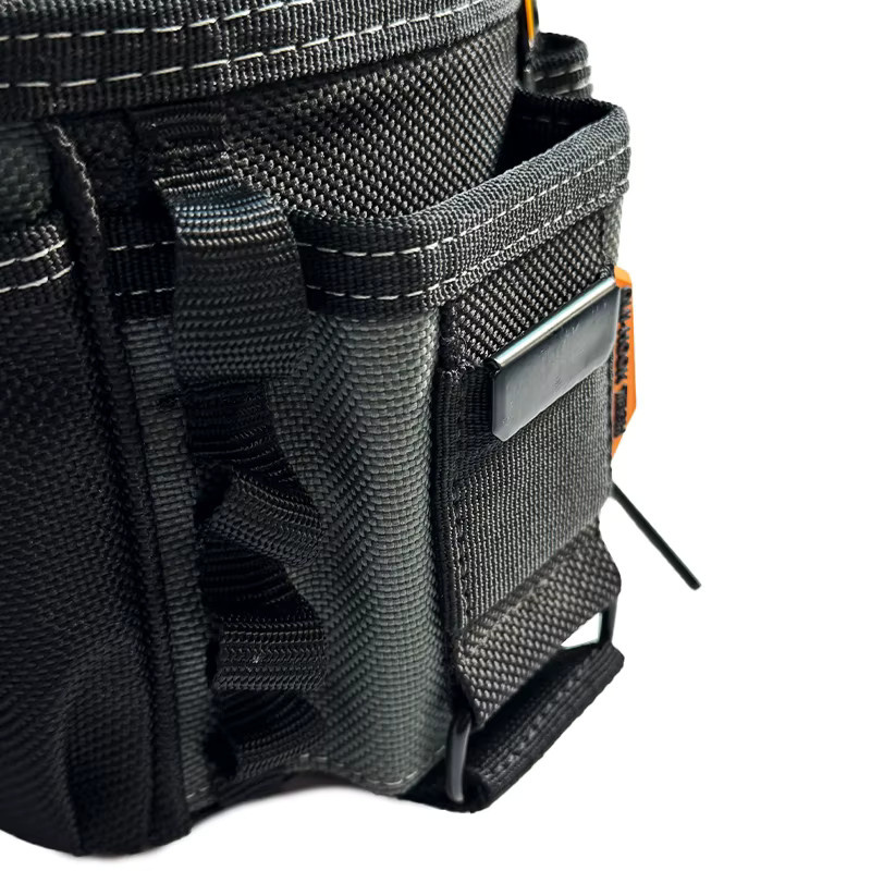 TOOLSTACK Multifunktionale Elektrikertasche in Schwarz mit Gürtel und Schnellhaken zur Werkzeugaufbewahrung - Bild 4