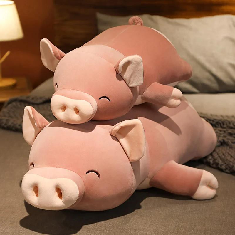 Süßer Mu Cheng Rosa Schwein Stoffpuppe Plüschtier 50cm - Bild 2