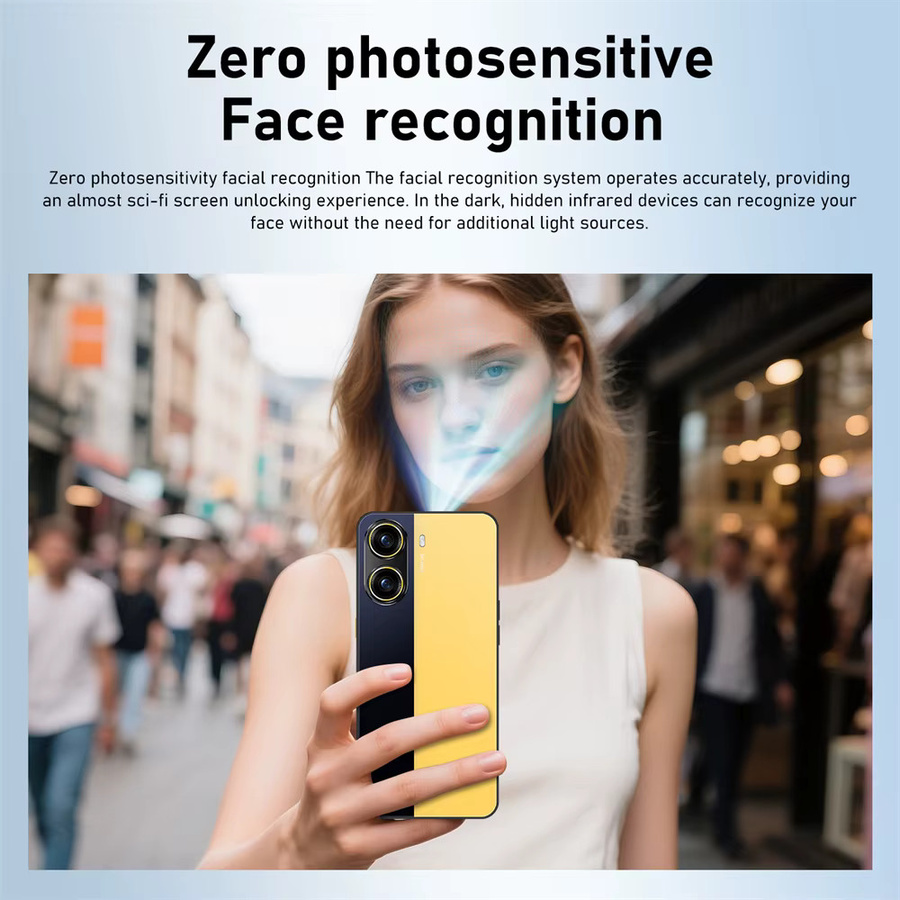 CHOTOG X7 PRO Smartphone Globale Version in Schwarz mit 7,0 Zoll Display, 5G, Android 15 und 6800mAh Akku - Bild 4