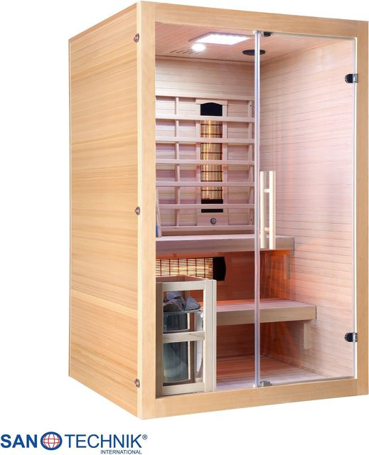 SANOTECHNIK Sauna- und Infrarot-Kombination TWINCOMBI in Beige - Bild 1