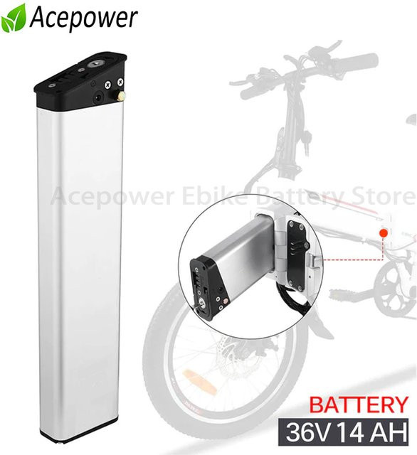 ANCHEER Elektrische Fahrrad Batterie Akku DCH014 für ADO A16 und freeel Z3 Zipper Z4, Farbe: Silber - Bild 1