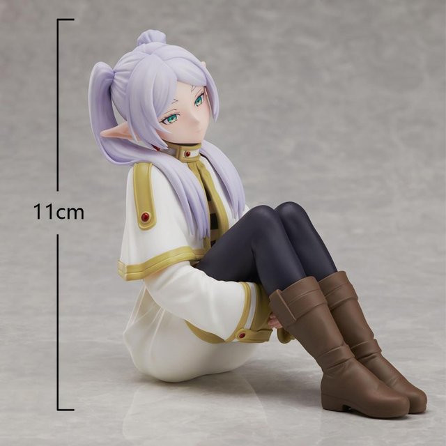 Wucifang Jewelry Frieren Anime Figur, Sitzende Haltung, weiß, ab 14 Jahren - Bild 1