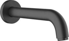Hansgrohe Wanneneinlauf Vernis Blend Wandmontage in Matt-Schwarz mit einer Ausladung von 204 mm - Bild 1