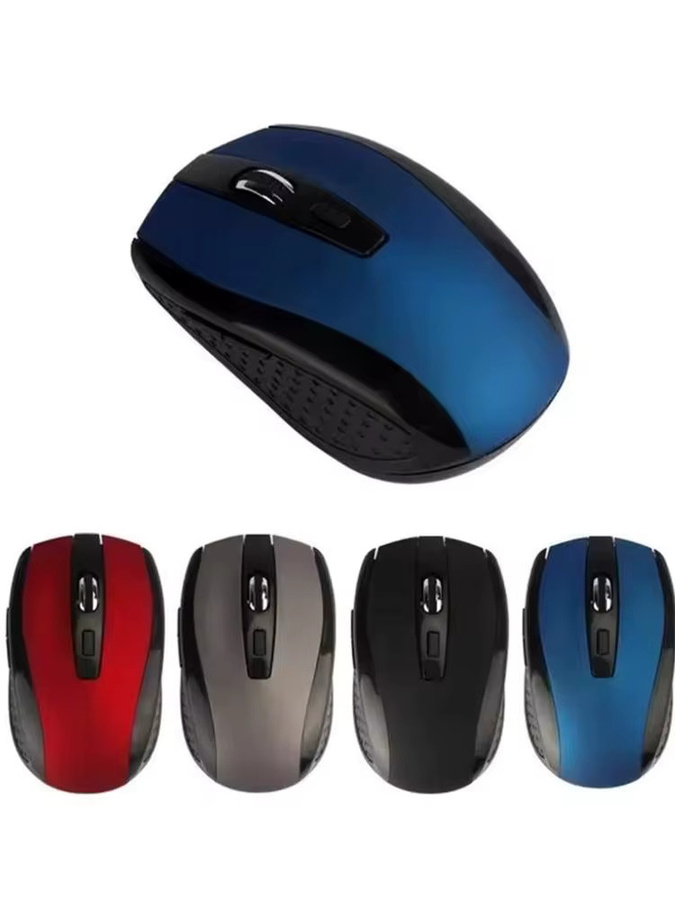 KAFNHCKA Kabellose Bluetooth-Maus in Blau, 3-stufig verstellbare optische Maus mit USB-Empfänger und geräuschloser Funktion für Laptop und Computer - Bild 7