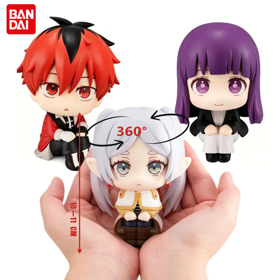 Bandai Frieren: Beyond Journey's End Chibi Anime-Figuren, Frieren Fern Stark, Einzelfigur, Kunststoff - Bild 3