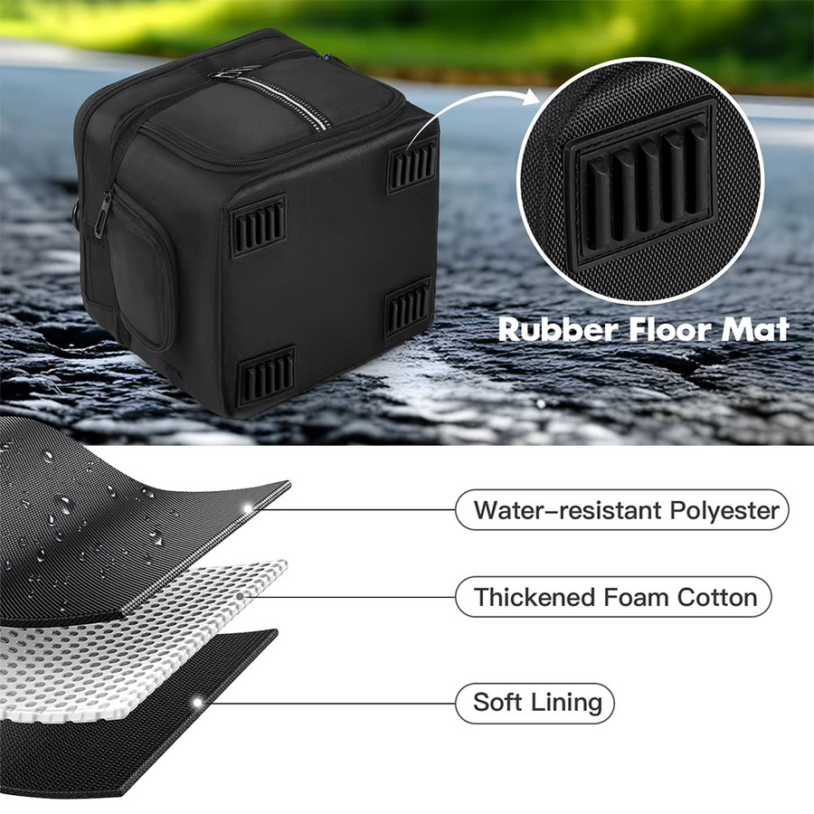 Ecoflow Staubdichte Reise-Aufbewahrungstasche für tragbare Powerstations River 3, 3 Plus, 2, 2 Pro sowie Delta 3 Plus und Delta 2 in Schwarz - Bild 4