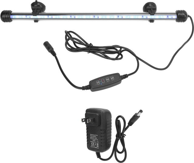Canaryy LED Aquariumleuchte IP68 Wasserdicht mit 3 Modi Dimmbar und Timer in Schwarz und Transparent - Bild 1