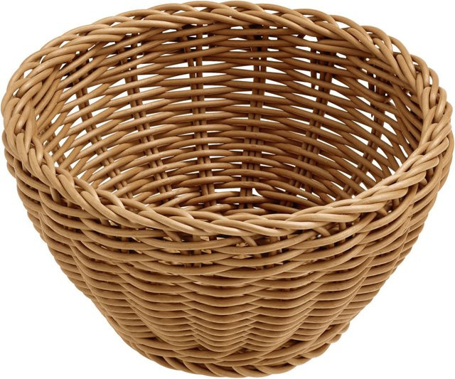 VEGA Brotkorb Igato rund in Braun, 4er Pack, Ø 16 cm x H 8 cm - Bild 1